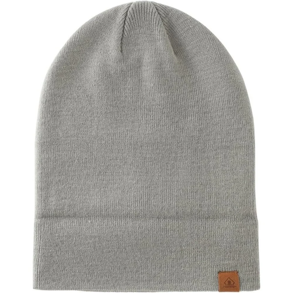Men Sage Green Winter Hats Acrylic Knit Cuff Beanie Cap Warm Women Beanie Hat